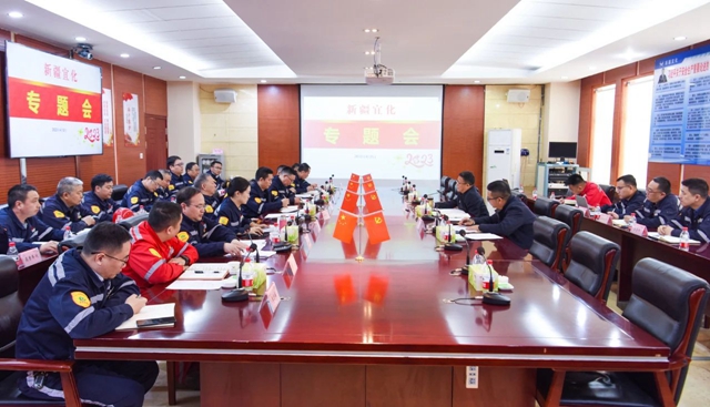王大真專(zhuān)題聽(tīng)取新疆宜化工作匯報(bào)(圖1)