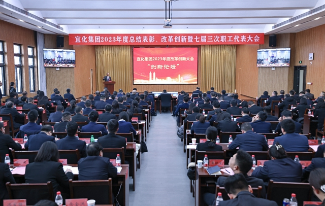 王大真總結(jié)講話 宜化集團(tuán)2023年度總結(jié)表彰、改革創(chuàng)新暨七屆三次職工代表大會(huì)勝利閉幕(圖3)