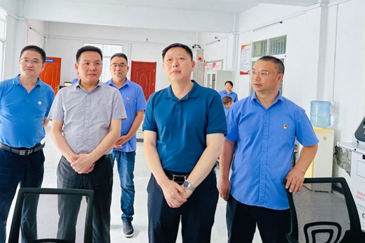 宜昌市國資委黨委書記、主任黃智華一行到礦業(yè)公司現(xiàn)場調(diào)研